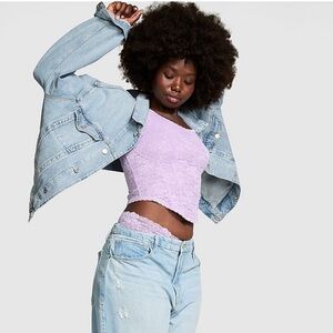 PINK Cinched Corset Top